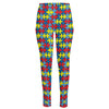 Autism Awareness Puzzle Print High-Waisted Pocket Leggings