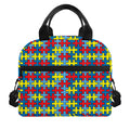 Autism Awareness Puzzle Print Insulated Lunch Bag