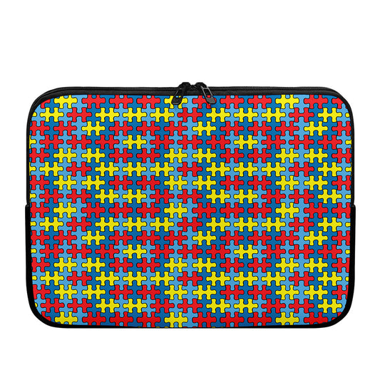 Autism Awareness Puzzle Print Laptop Sleeve