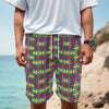 Autism Awareness Puzzle Print Men's Cargo Shorts