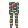 Autism Awareness Puzzle Print Men's Leggings