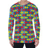 Autism Awareness Puzzle Print Men's Long Sleeve T-Shirt