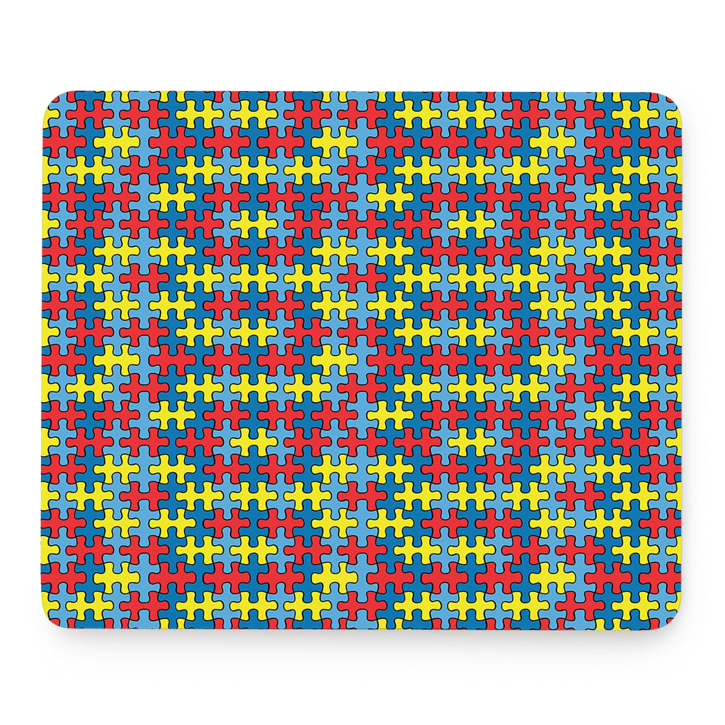 Autism Awareness Puzzle Print Mouse Pad