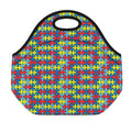 Autism Awareness Puzzle Print Neoprene Lunch Bag