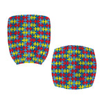 Autism Awareness Puzzle Print Office Chair Cover