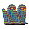 Autism Awareness Puzzle Print Oven Mitts