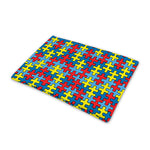 Autism Awareness Puzzle Print Pet Cooling Mat Cover