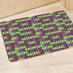 Autism Awareness Puzzle Print Polyester Doormat