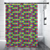 Autism Awareness Puzzle Print Premium Shower Curtain