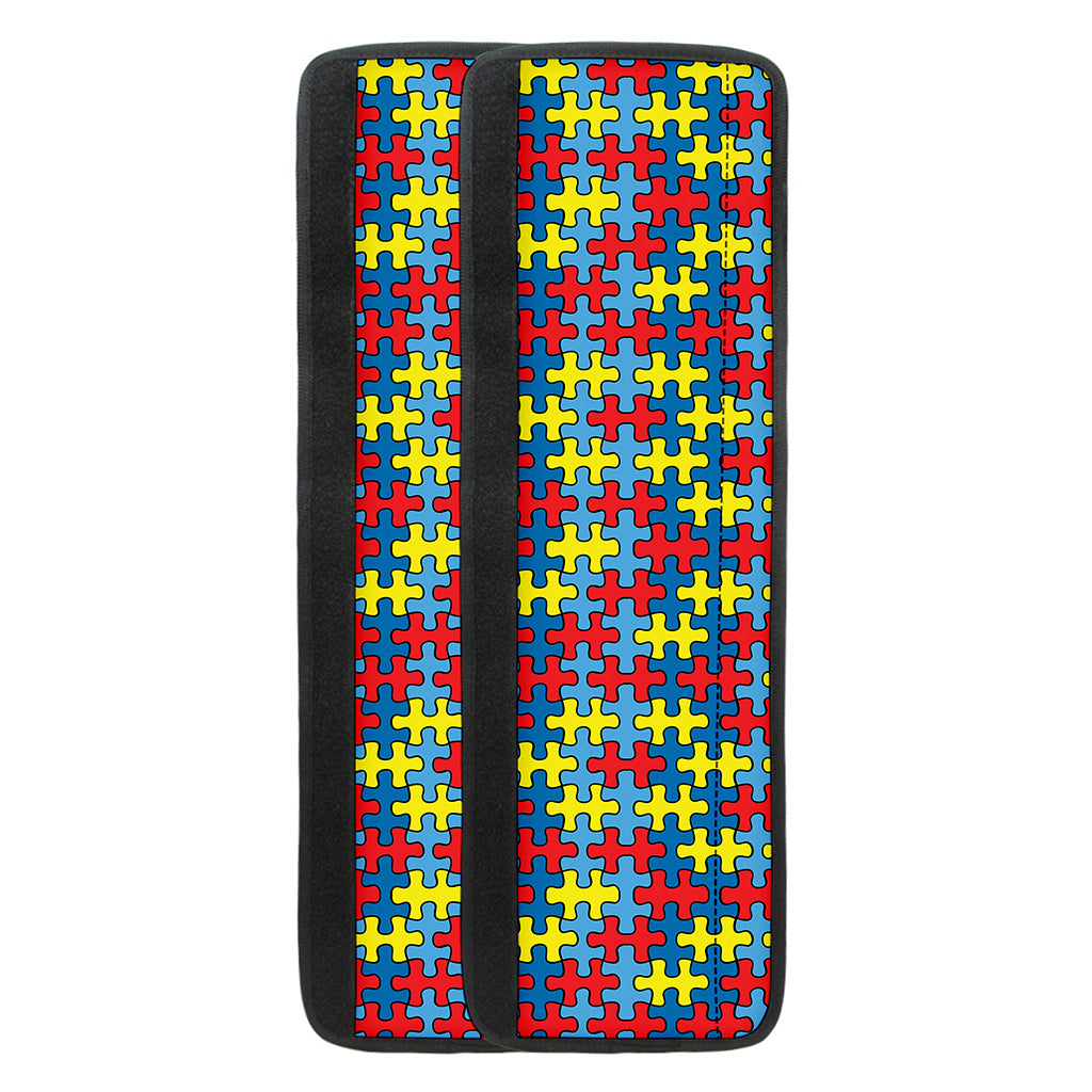 Autism Awareness Puzzle Print Refrigerator Handle Covers