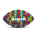 Autism Awareness Puzzle Print Rugby Ball