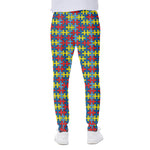 Autism Awareness Puzzle Print Scuba Joggers