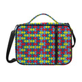 Autism Awareness Puzzle Print Shoulder Strap Bible Bag