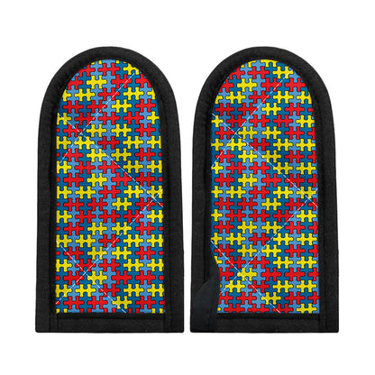 Autism Awareness Puzzle Print Skillet Handle Cover