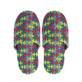 Autism Awareness Puzzle Print Slippers