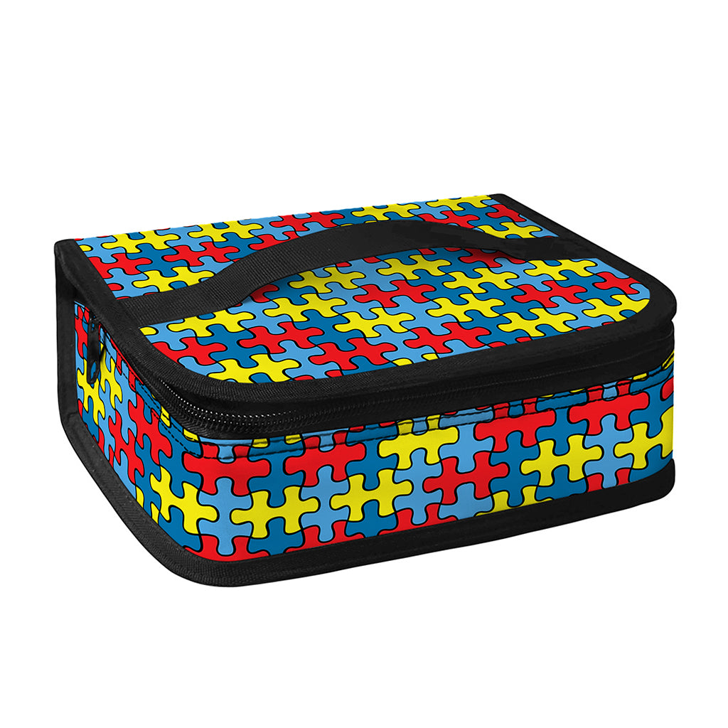 Autism Awareness Puzzle Print Small Lunch Bag
