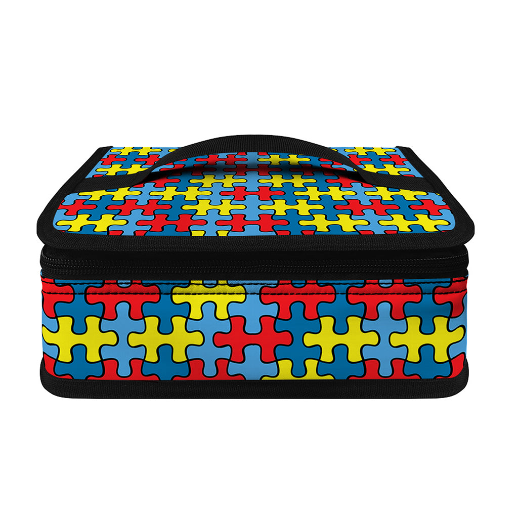 Autism Awareness Puzzle Print Small Lunch Bag