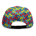 Autism Awareness Puzzle Print Snapback Cap