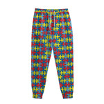 Autism Awareness Puzzle Print Sweatpants