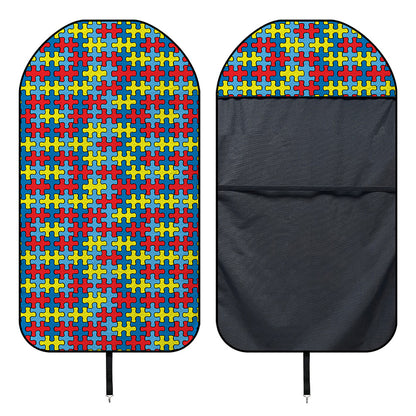 Autism Awareness Puzzle Print Waterproof Car Seat Cover