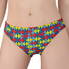 Autism Awareness Puzzle Print Women's Panties