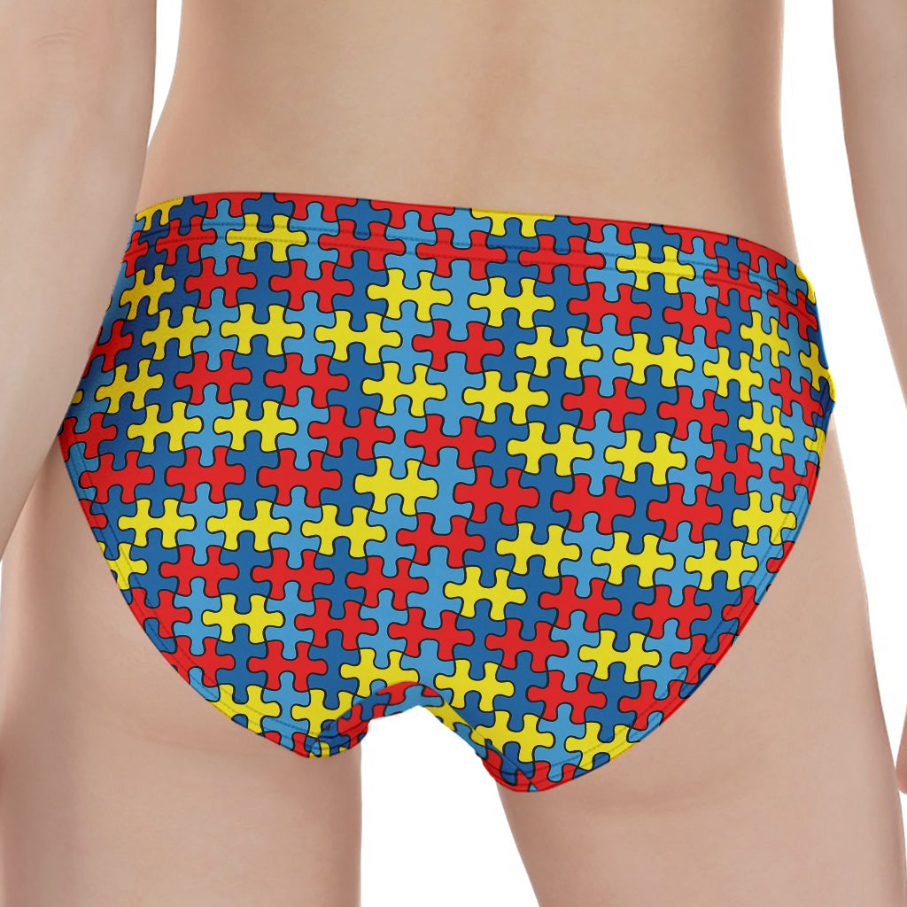 Autism Awareness Puzzle Print Women's Panties