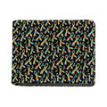 Autism Awareness Ribbon Pattern Print Bifold Wallet