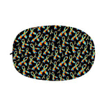 Autism Awareness Ribbon Pattern Print Car Side Mirror Covers