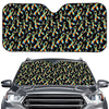 Autism Awareness Ribbon Pattern Print Car Windshield Sun Shade