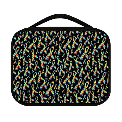 Autism Awareness Ribbon Pattern Print Classic Bible Case