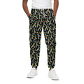 Autism Awareness Ribbon Pattern Print Cotton Sweatpants