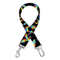Autism Awareness Ribbon Pattern Print Dog Seat Belt