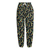 Autism Awareness Ribbon Pattern Print Fleece Lined Knit Pants