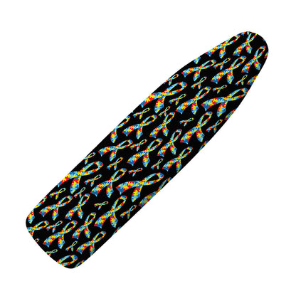 Autism Awareness Ribbon Pattern Print Ironing Board Cover