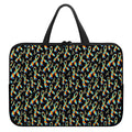 Autism Awareness Ribbon Pattern Print Laptop Sleeve With Handle