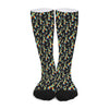 Autism Awareness Ribbon Pattern Print Long Socks