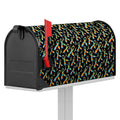 Autism Awareness Ribbon Pattern Print Mailbox Cover