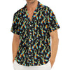 Autism Awareness Ribbon Pattern Print Men's Deep V-Neck Shirt