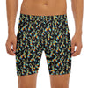 Autism Awareness Ribbon Pattern Print Men's Long Boxer Briefs