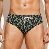 Autism Awareness Ribbon Pattern Print Men's Swim Briefs