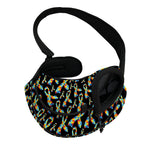 Autism Awareness Ribbon Pattern Print Pet Sling Carrier