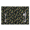 Autism Awareness Ribbon Pattern Print Placemat