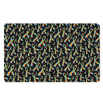 Autism Awareness Ribbon Pattern Print Polyester Doormat