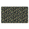 Autism Awareness Ribbon Pattern Print Polyester Doormat