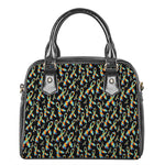 Autism Awareness Ribbon Pattern Print Shoulder Handbag