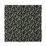 Autism Awareness Ribbon Pattern Print Silk Bandana