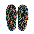 Autism Awareness Ribbon Pattern Print Slippers
