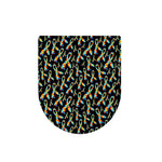 Autism Awareness Ribbon Pattern Print Toilet Lid Cover