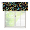 Autism Awareness Ribbon Pattern Print Window Valance