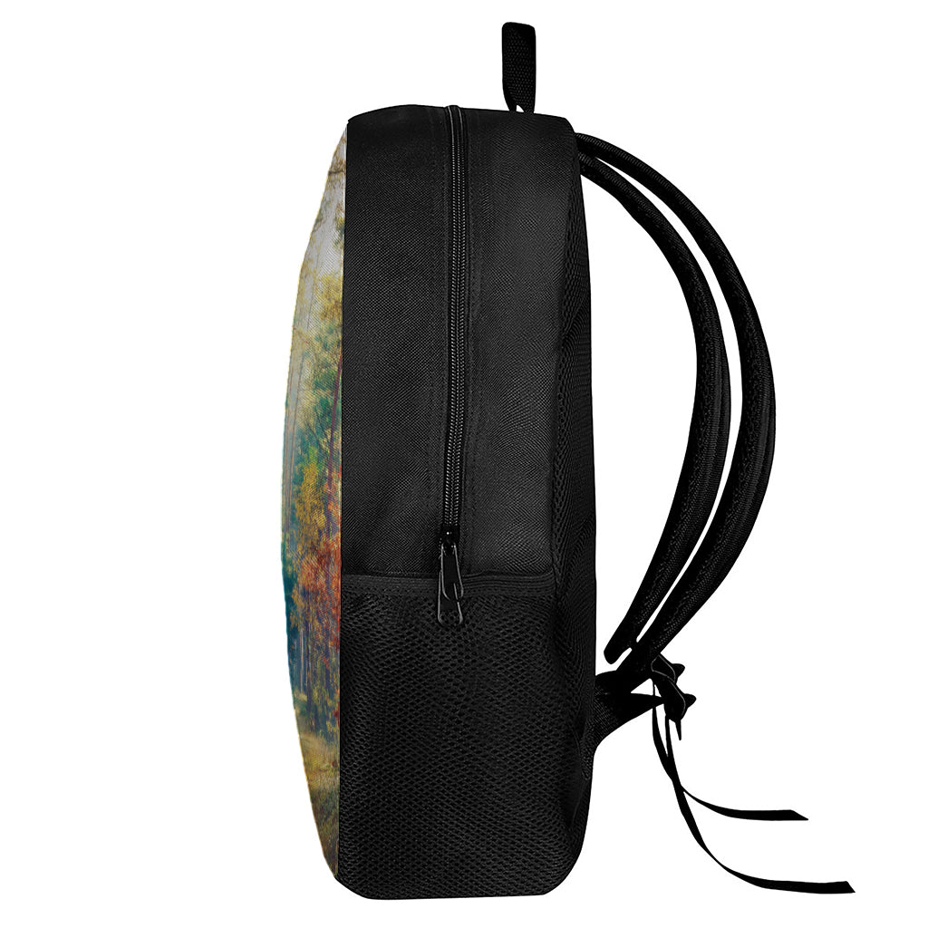 Autumn Forest Print 17 Inch Backpack